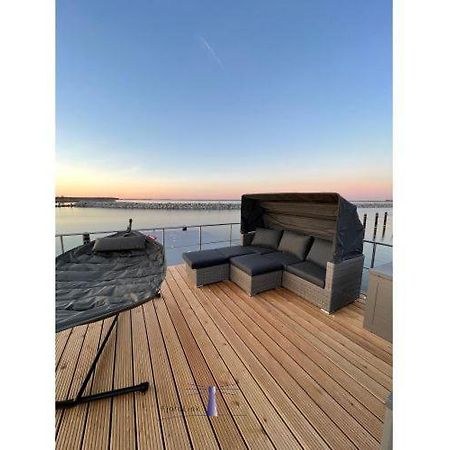 Hausboot Fjord Haven Mit Biosauna In Барт Екстериор снимка