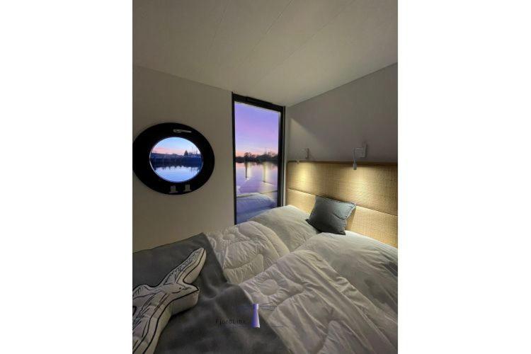 Hausboot Fjord Haven Mit Biosauna In Барт Екстериор снимка